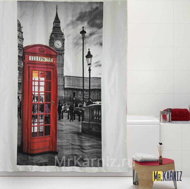 Штора для ванной LONDON Лондон